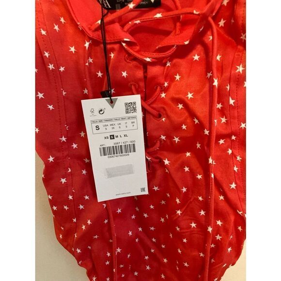 Zara red star print bodysuit - Picture 3 of 5
